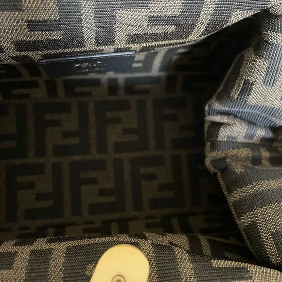 XSOLDX Fendi First Small Multicolor Stripe Leather & Suede Bag - Picture 9 of 10